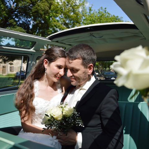 VW Bus-Bulli T1 Samba Deluxe als Hochzeitsauto / T1-Berlin.de