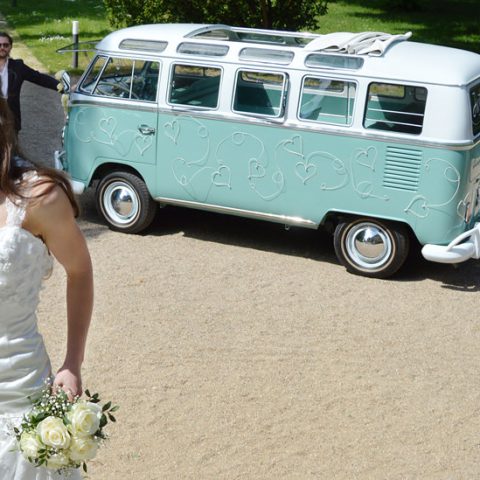 VW Bus-Bulli T1 Samba Deluxe als Hochzeitsauto / T1-Berlin.de